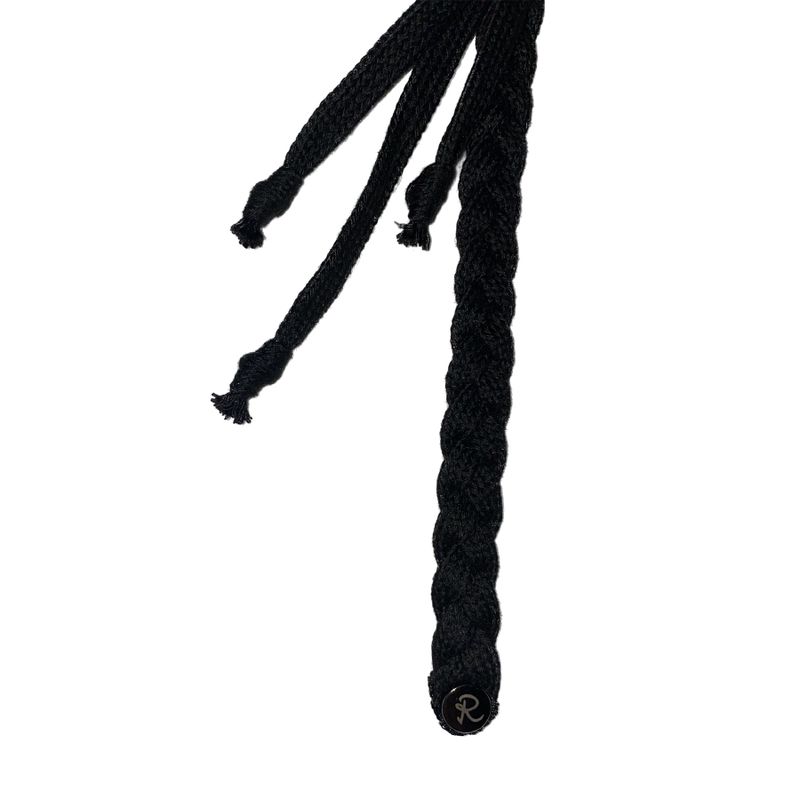 shot plait keyring (black)