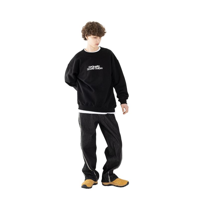 FILLING STATION SWEAT SHIRTS MSHCR003-BK