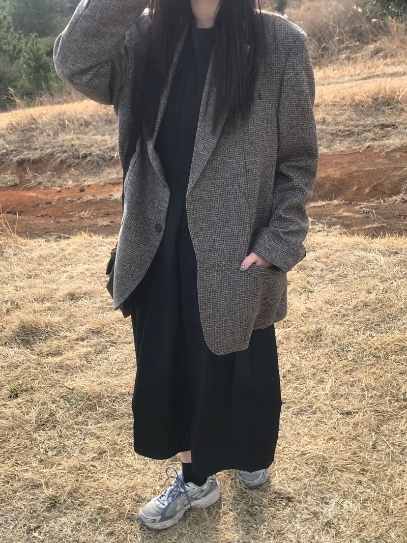 Tom check jacket