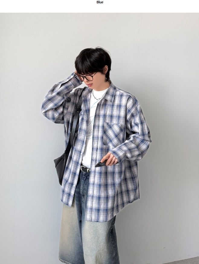 YOURNUS（ユアナス）の「Plia Check Over Shirt（Tops）」