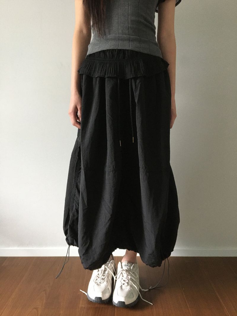 Vivi Balloon Long Skirt (3color)