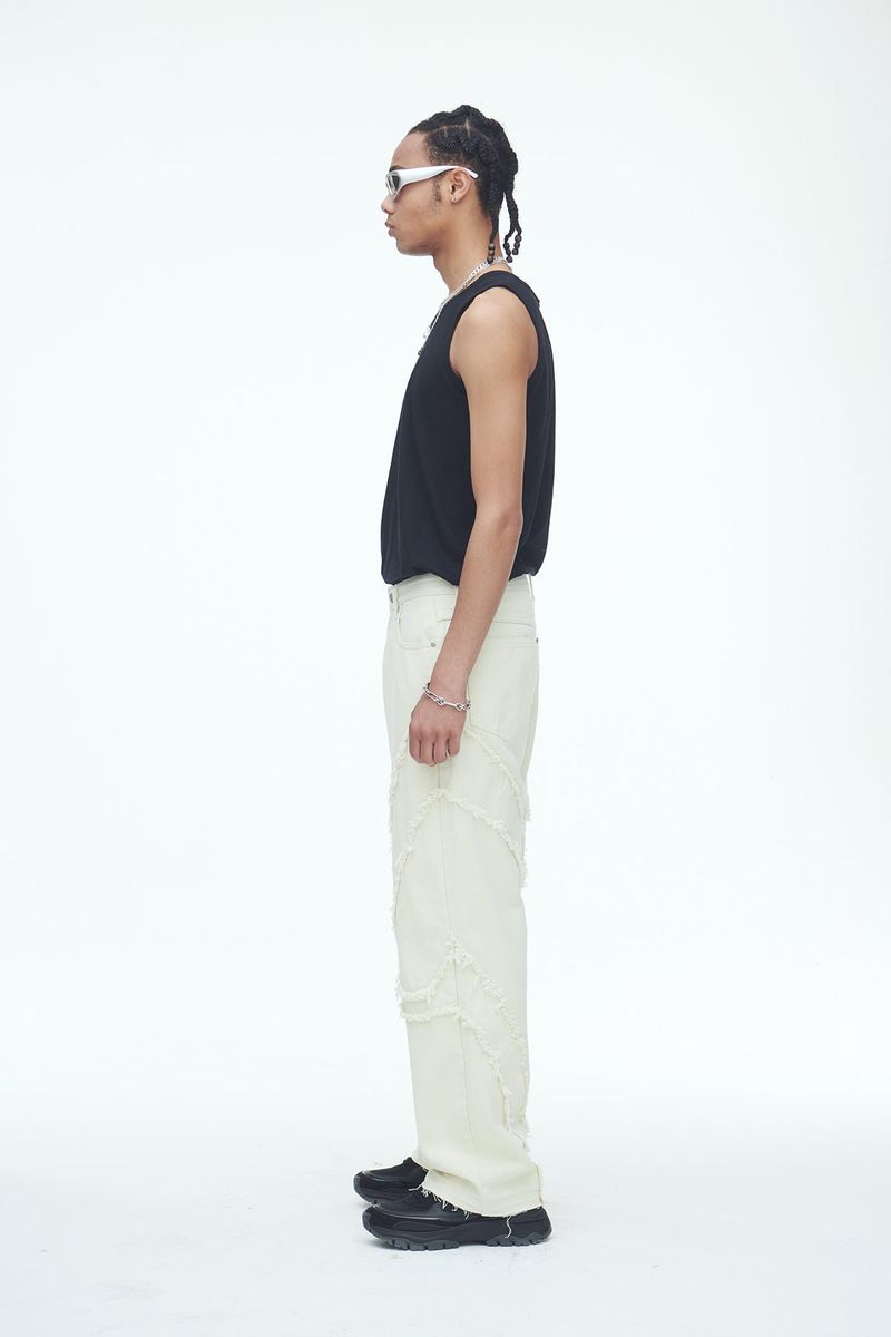 Comma Denim Pants Cream