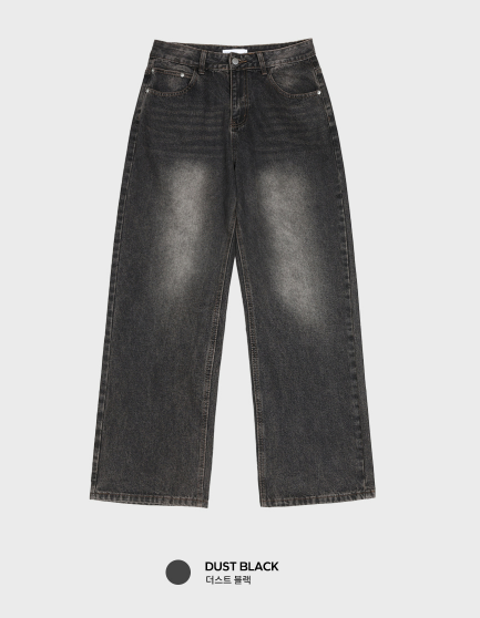 Nechis Washed Wide Denim Pants