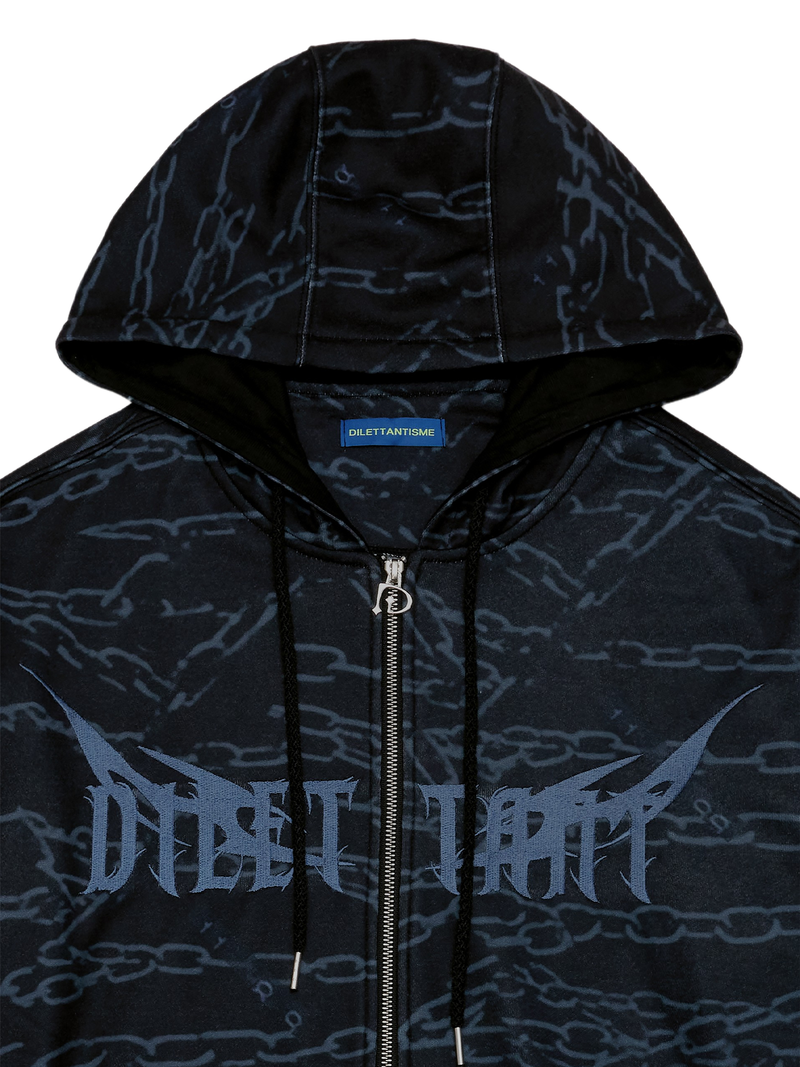 Chain Embroidery Hood