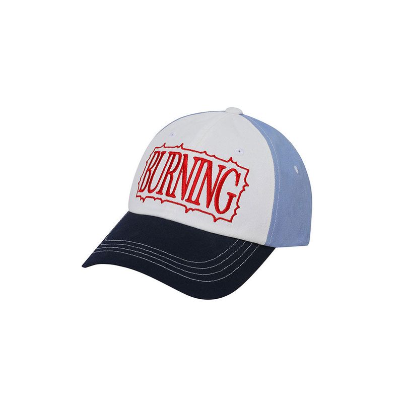 BURNING ball-cap [Navy]