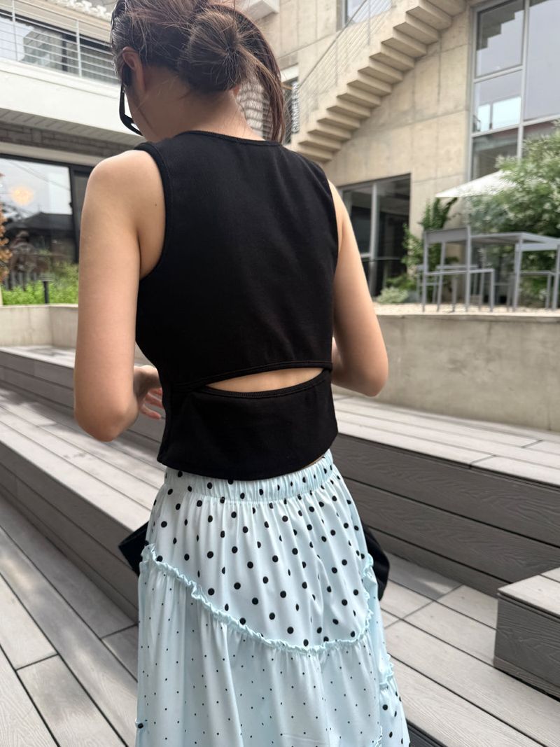 dot cake skirt