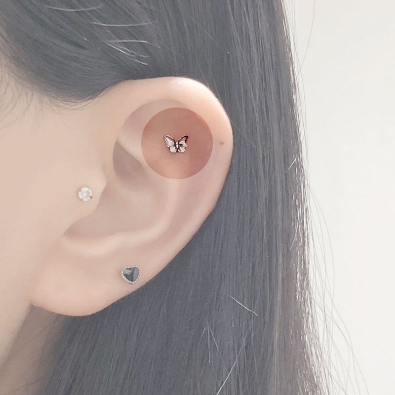 [Styling] Unique Black Piercing Set (4 set)