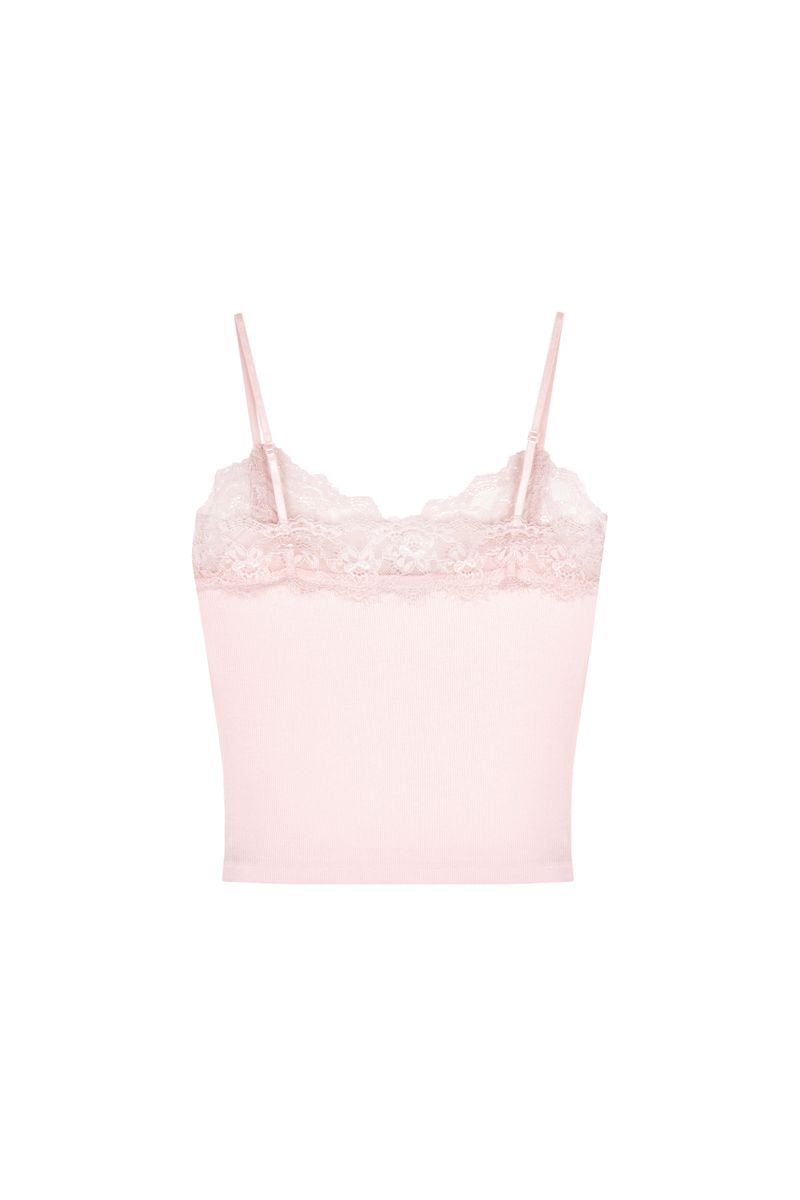 Cream donuts sleeveless, Baby Pink
