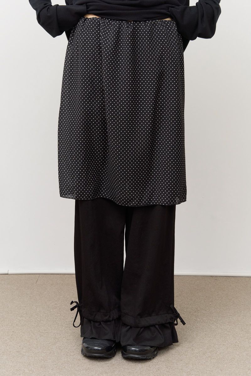 (W) Bubu Dot Skirt Pants