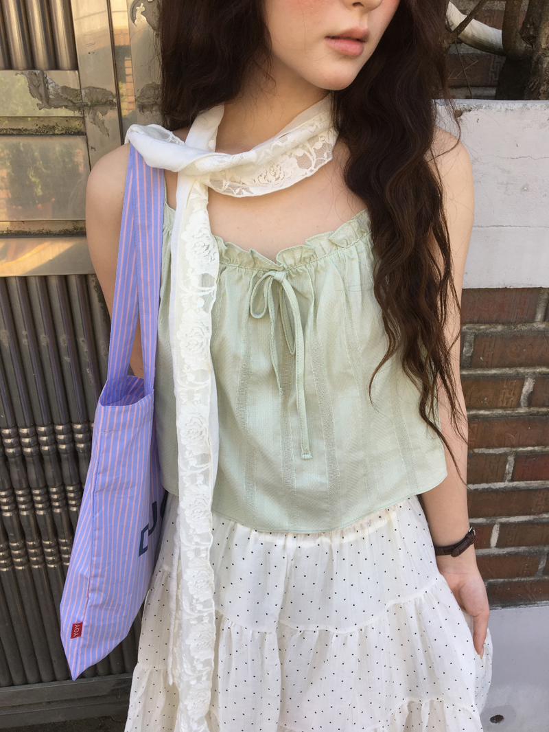 Paul Rose Lace Scarf (3color)