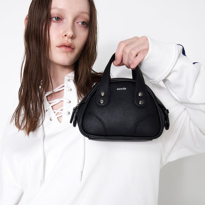 MUNIER（ミュニエ）の「MINI BOWLING BAG_BLACK（Bags）」