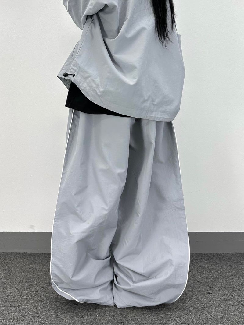piping balloon track pants