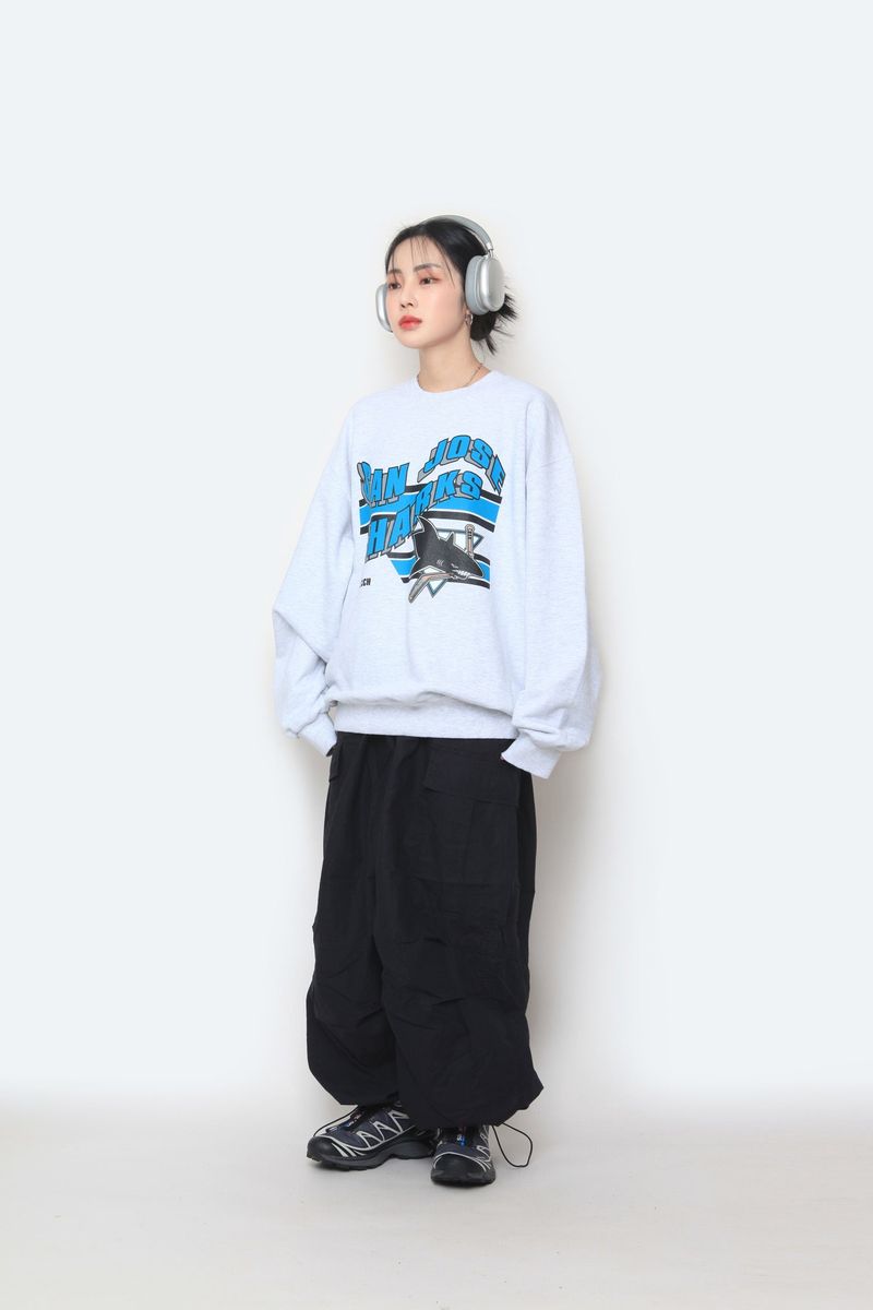 Cotton Balloon Cargo Pants