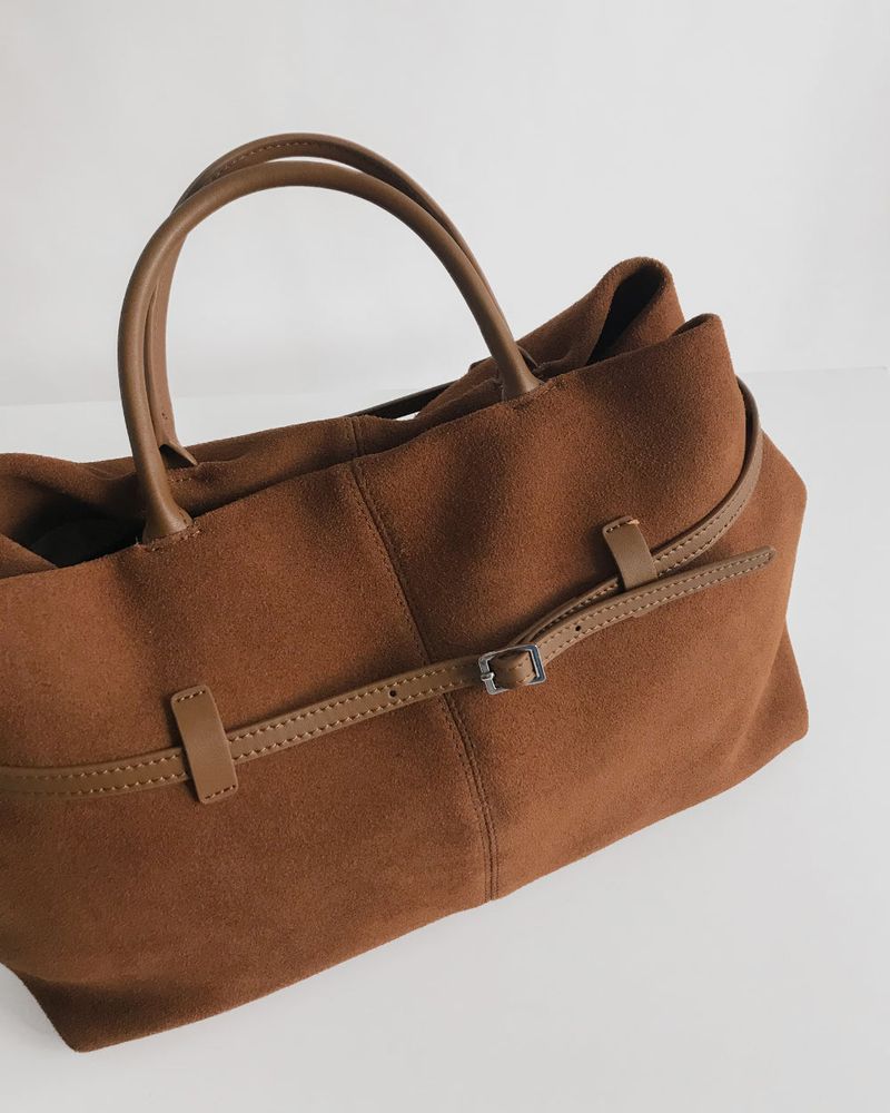 kinder cow suede big BAG