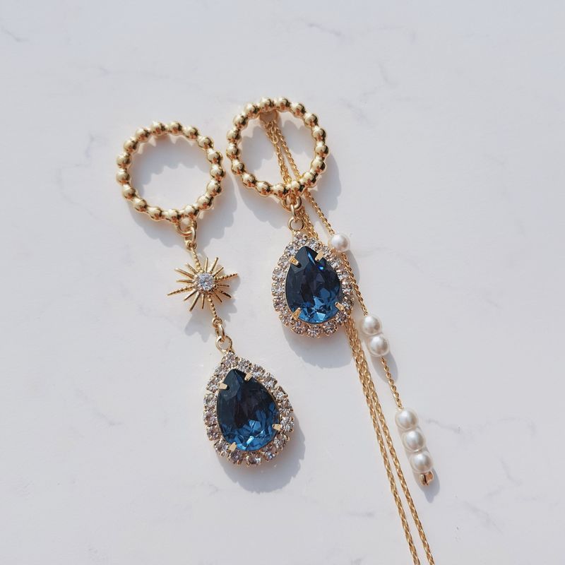 [SNSD Taeyeon Piercing] Meteor Shower Piercing - Navy