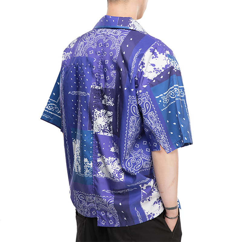 BANDANA SPLICED SHIRT