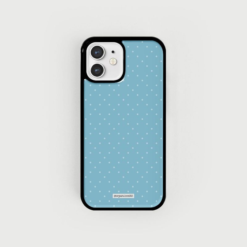 Organize a bit(オーガイナズ ア ビット)の「Dot epoxy case (blue)(Smartphone Accessories)」