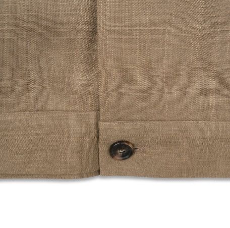 Saffy Linen Two Pocket Crop Jacket