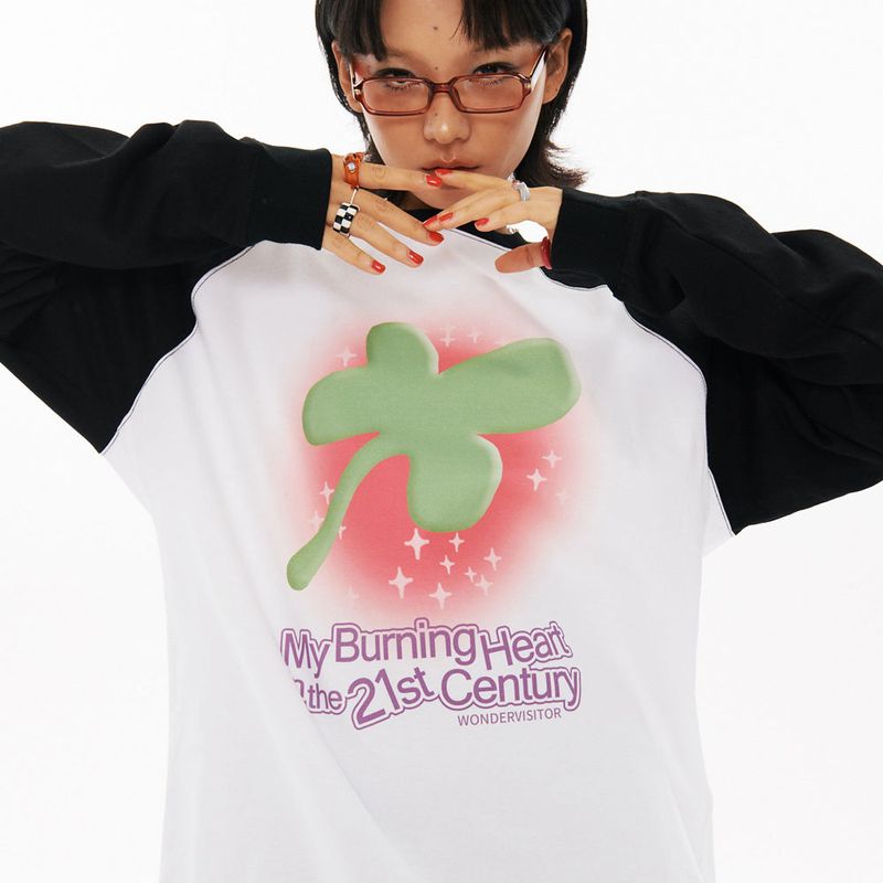 Clover Raglan Long sleeve [2Color]
