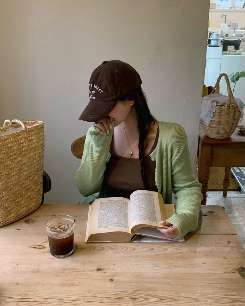 [BELLIDE MADE] Solve Round Rib Cardigan