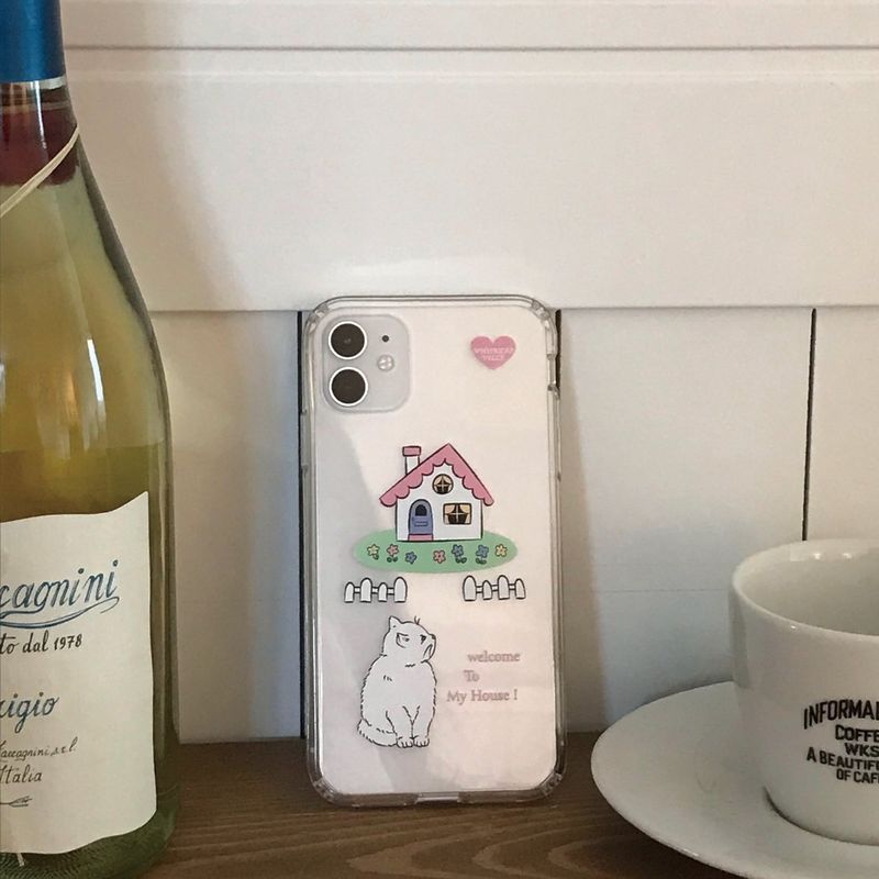 [MADE]Pink House Jelly Hard Case