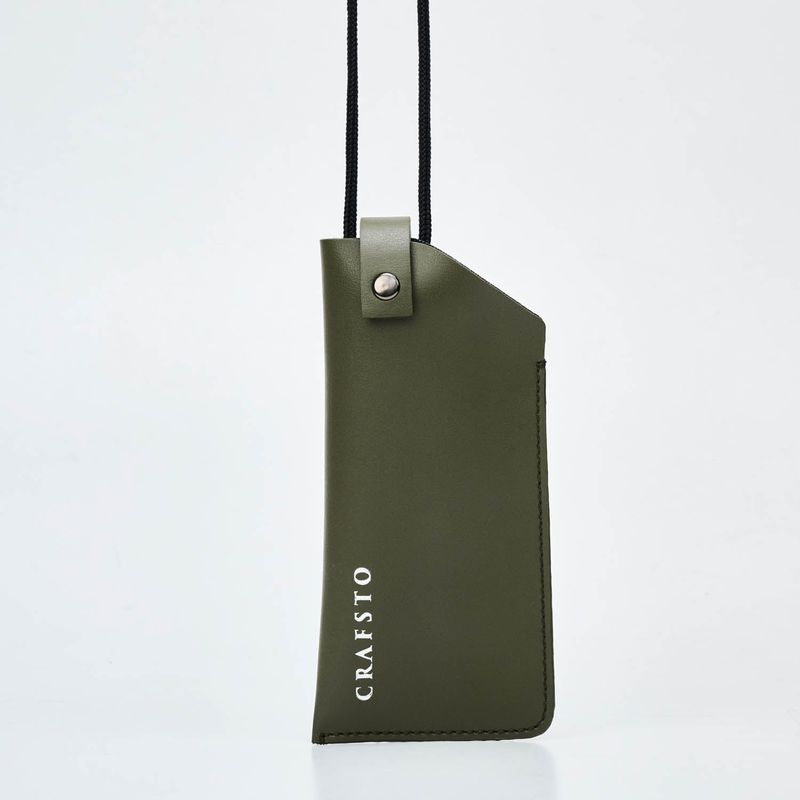 Cactus Leather Glasses Case
