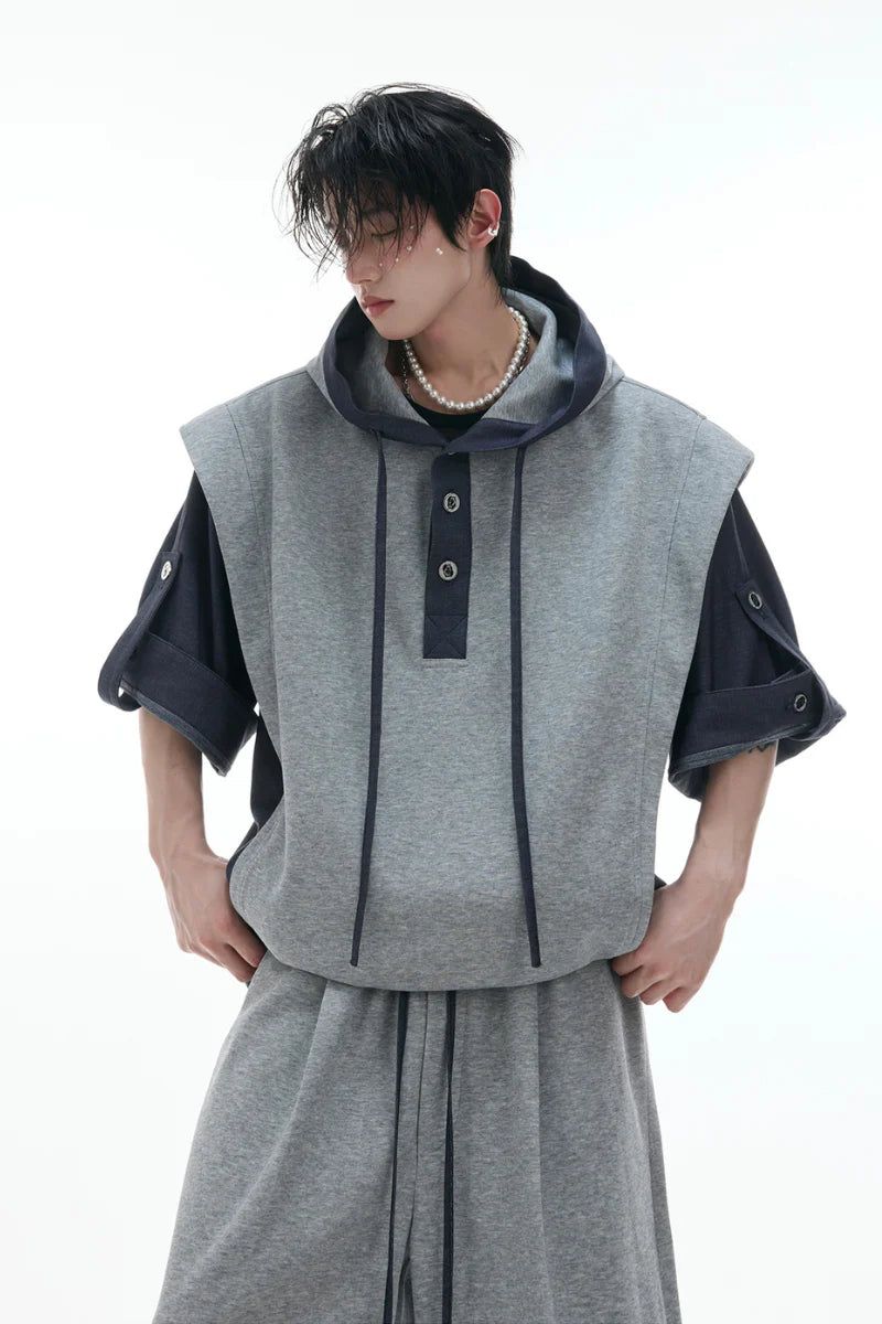 Argue Cultureの「Hooded Panel Design Tee（Tops）」