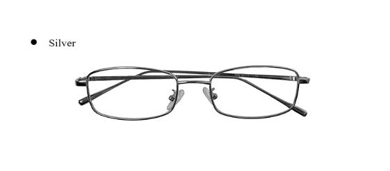 Mock Square Metal Glasses