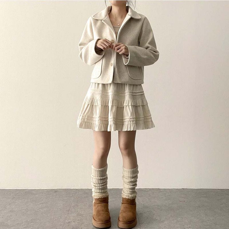 Rein pocket short coat jacket