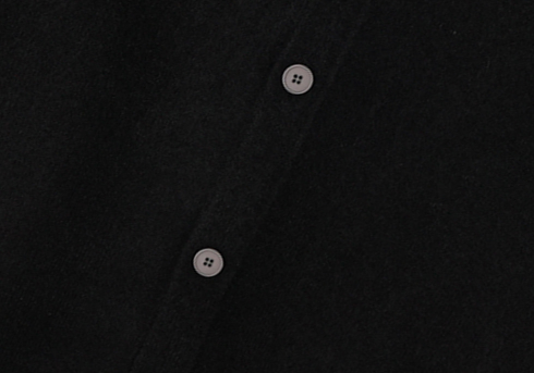 Lapel color scheme round neck button knit cardigan