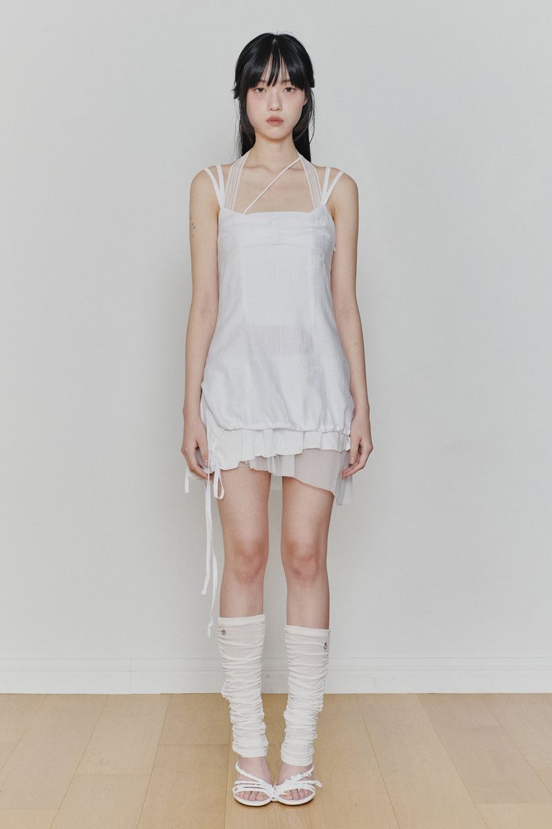 PURITY DRESS white