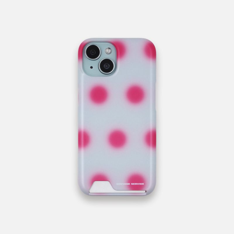 sunvase service(サンベースサービス)の「SUN DOT CASE_PINK (matte card hard)(Smartphone Accessories)」