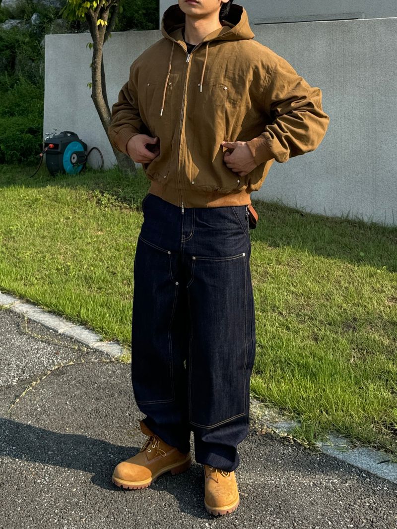 Twinknee denim pants (2color)