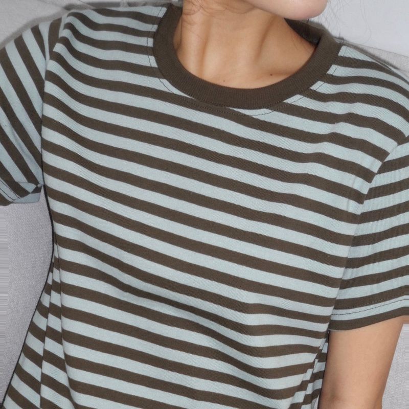ループストライプTシャツ - 3colors