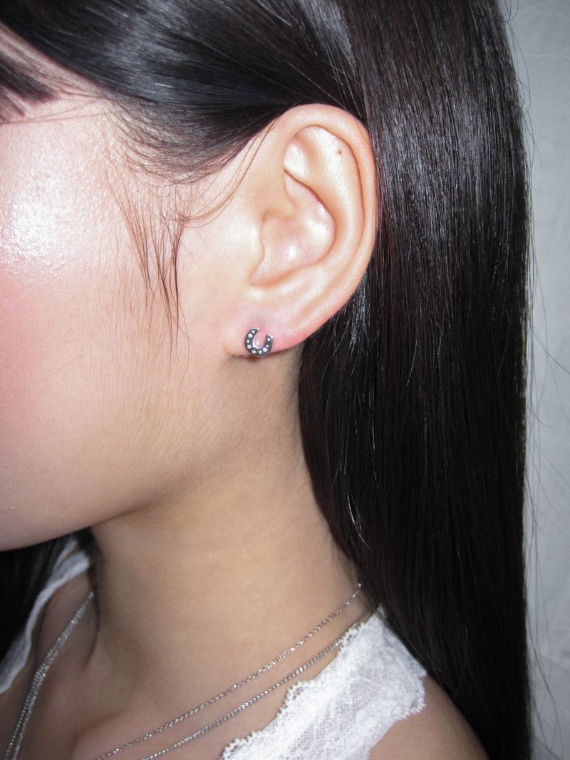 [925silver] Horseshoe piercing