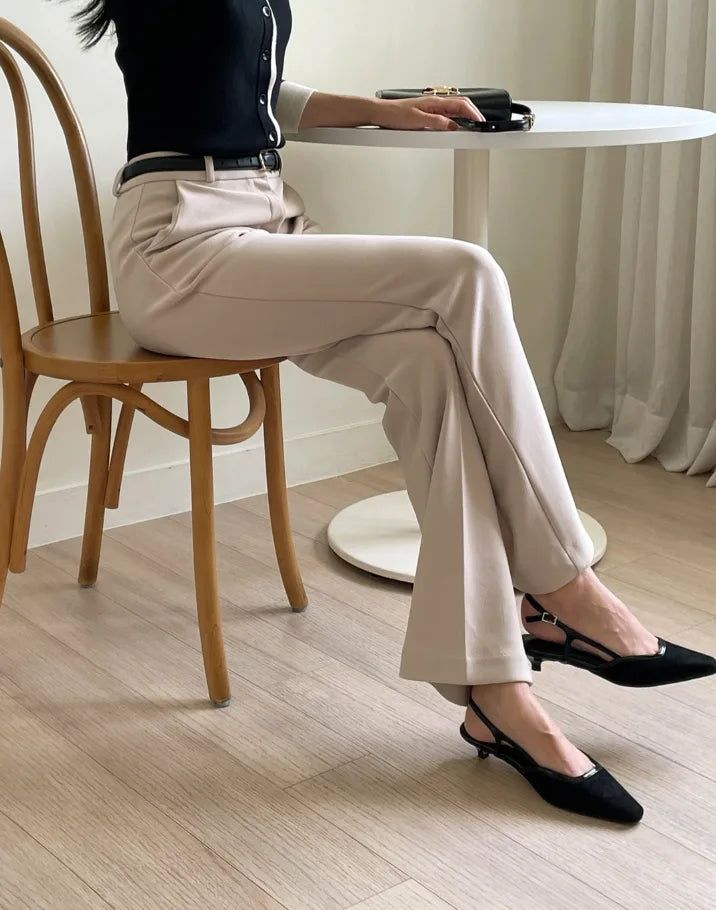 Heps Banding Span Bootcut Slacks