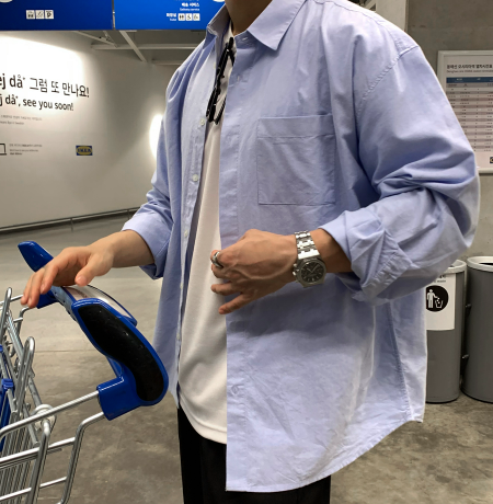 Logane Basic Oxford Overfit Shirt