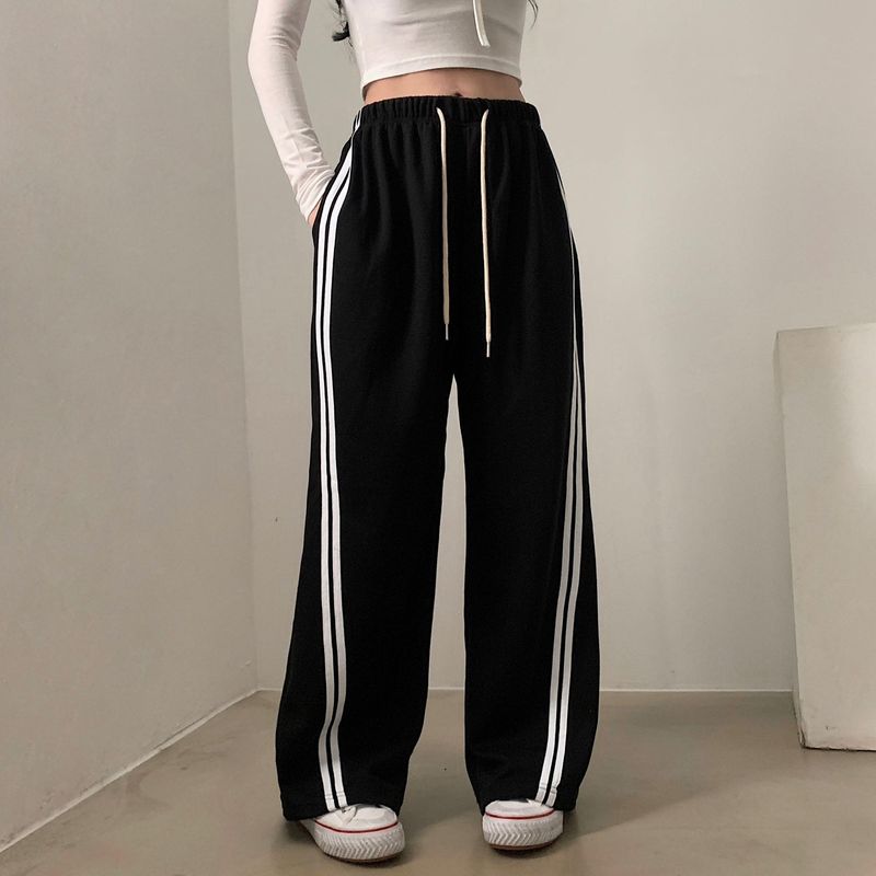 [Malafit!/ Made in Korea] ストリートトラックトレーニングラインバンディングパンツ（６カラー）