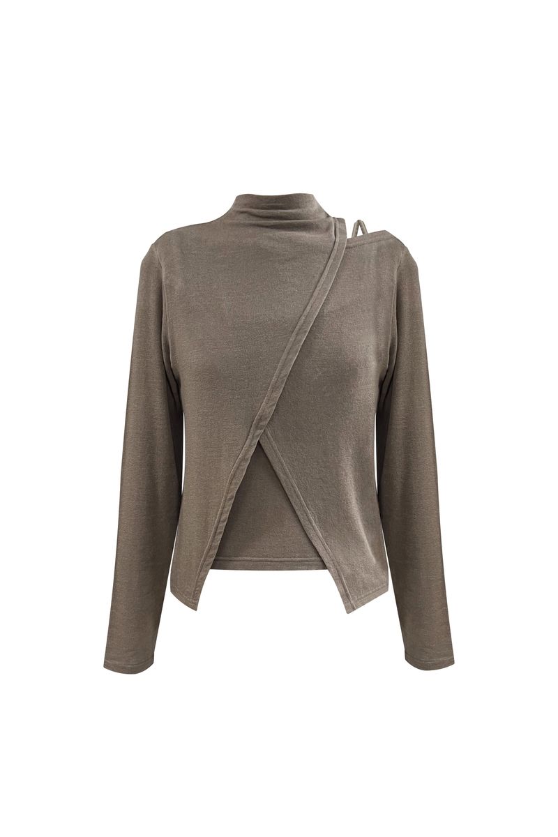ARE WOOL LONG SLEEVE SET / MOCHA