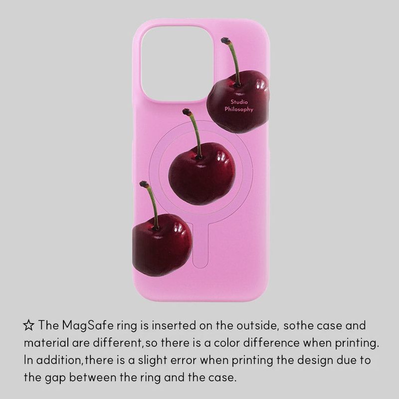 Hard Cherry Case (hard)_MagSafe