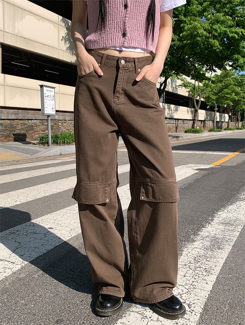 POINT BACK CLIP WIDE PANTS (3C)