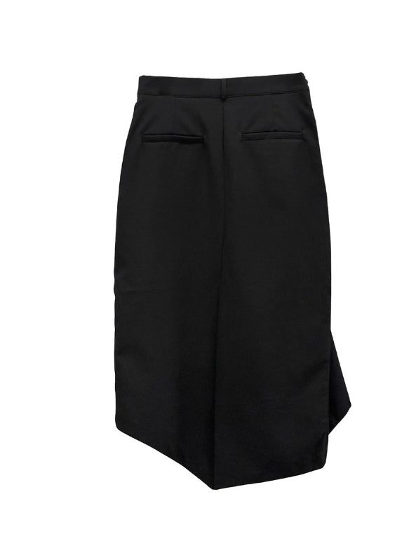 Luen Unbalanced Wrap Long Skirt