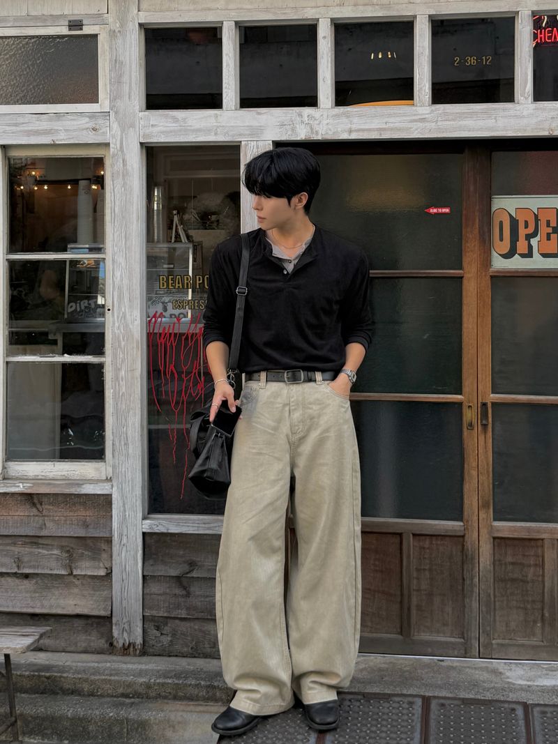 Baki herringbone balloon pants