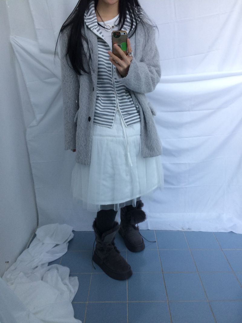 Suede Rabbit Fur Boots