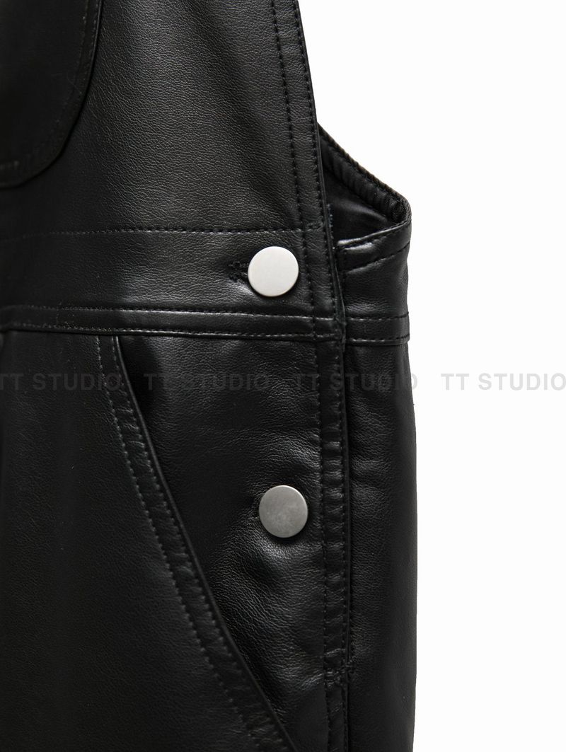 Leather overalls