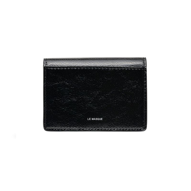 Modic Buckle 3 Layer Accordion Card Wallet Black