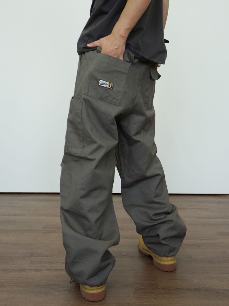Patched Cotton American Carge Pants 2C