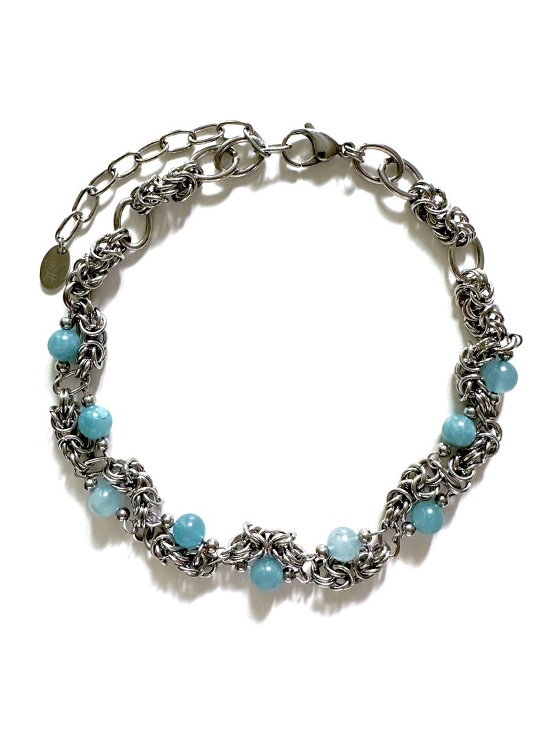 BUZZERBE(ブザービー)の「Amazonite O-ring Connection Necklace(Accessories)」