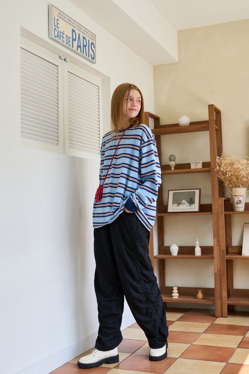 MULTI STRIPE SYMBOL T BLUE