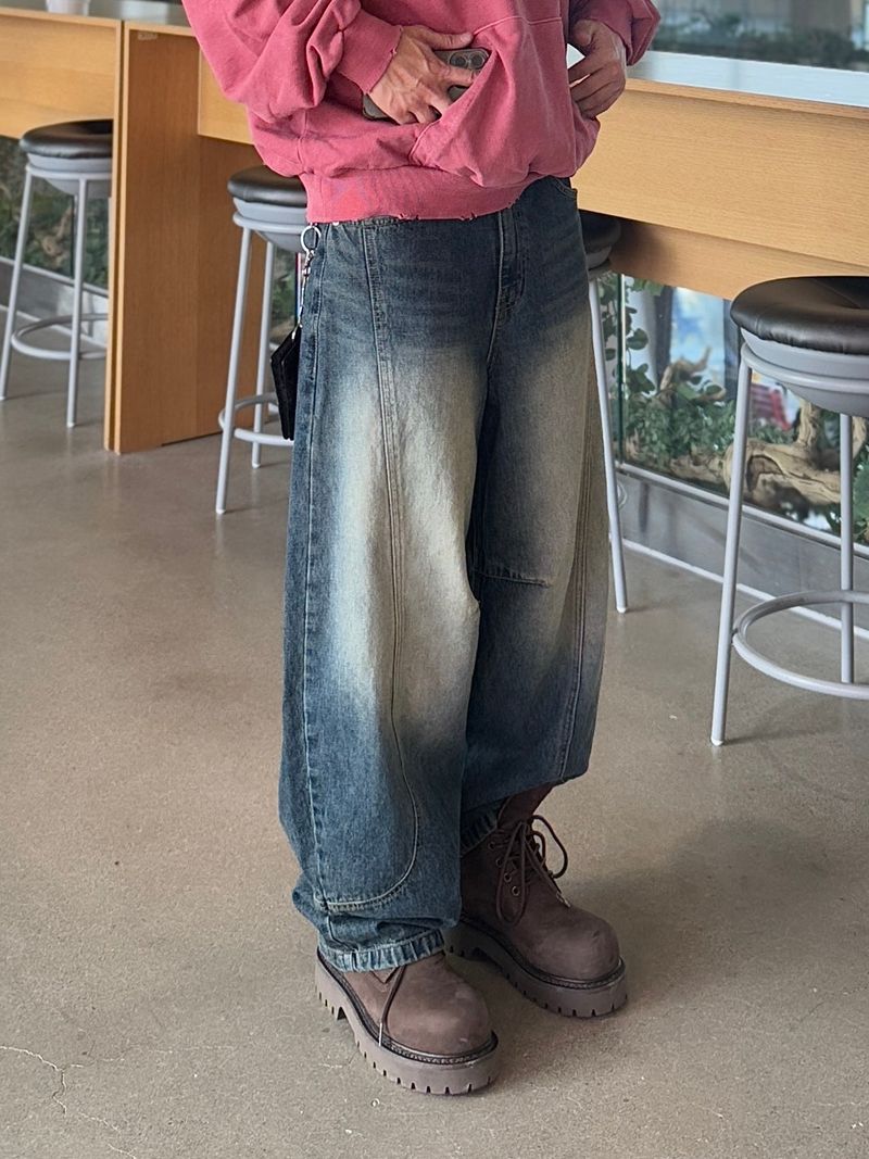GROOM(グルーム)の「Prine Cut Curved Denim (No.840)(Pants)」
